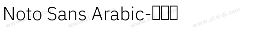 Noto Sans Arabic字体转换